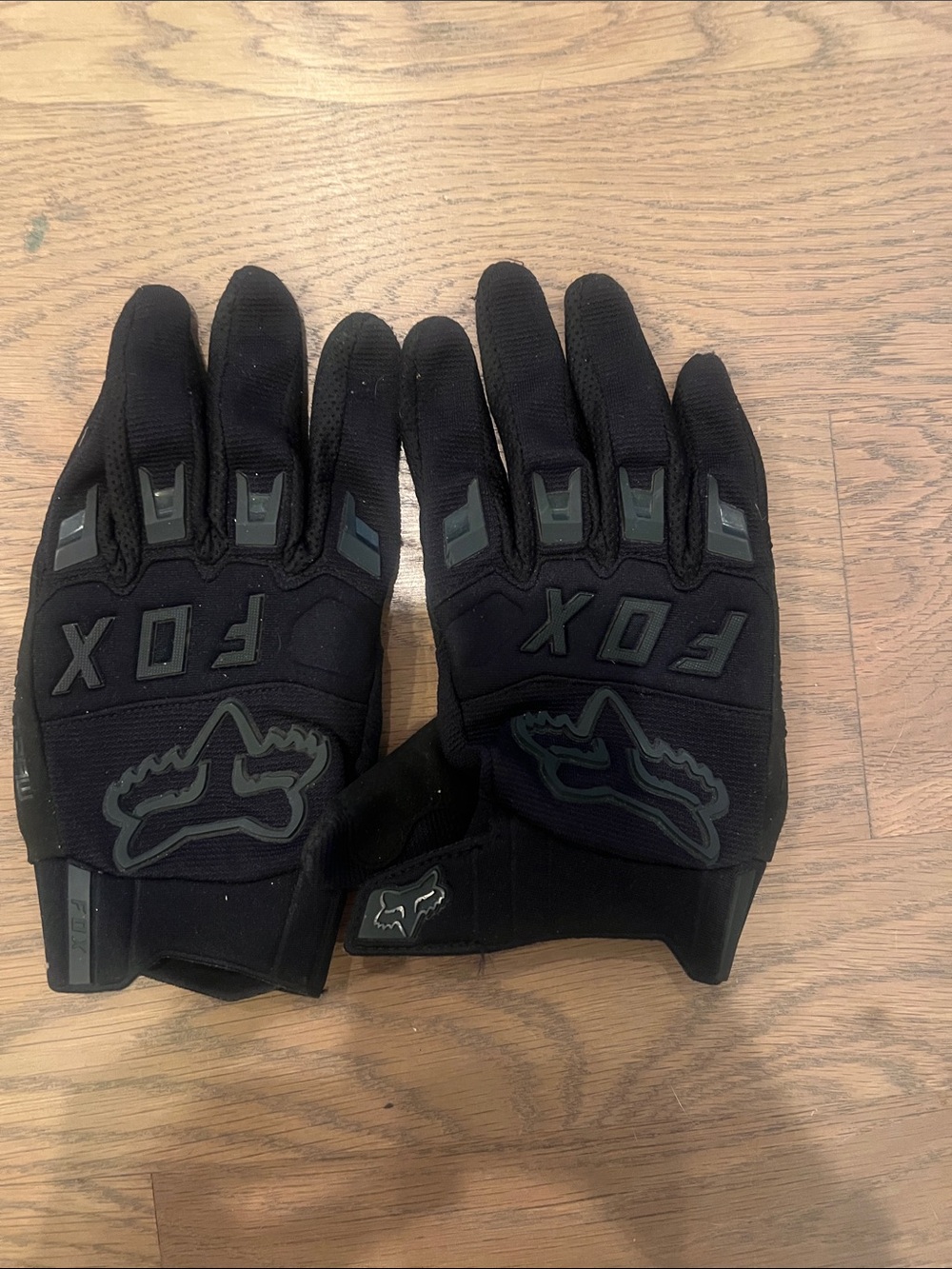Fox Black Kids Riding Gloves
